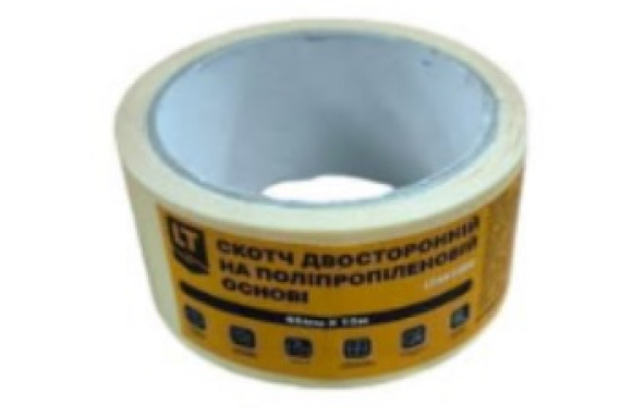 Стрічка клейка (LT4825DS) 48мм*25м 2-х стор. на вспіненій основі