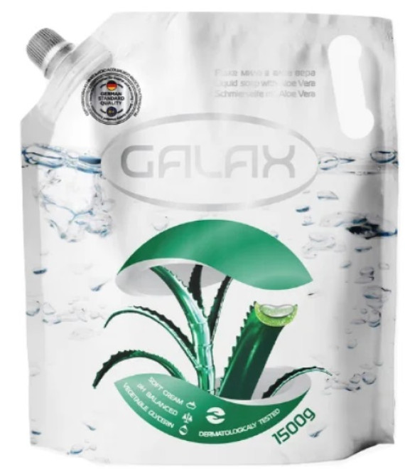 Мило рідке Galax 1,5л Алоє (600) (10шт/уп)
