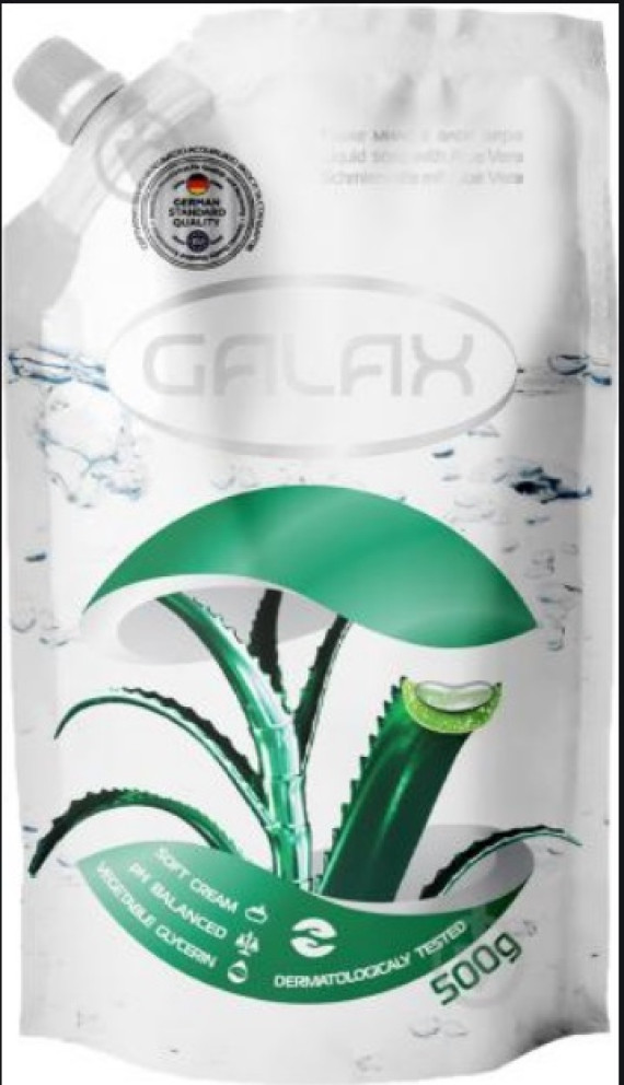 Мило рідке Galax  0,5л (Doypack) Алоє (617/891) (10шт/уп)