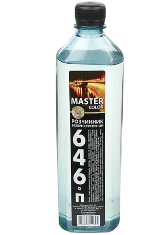 Розчинник 646 Master color КВ 500г/0,8л