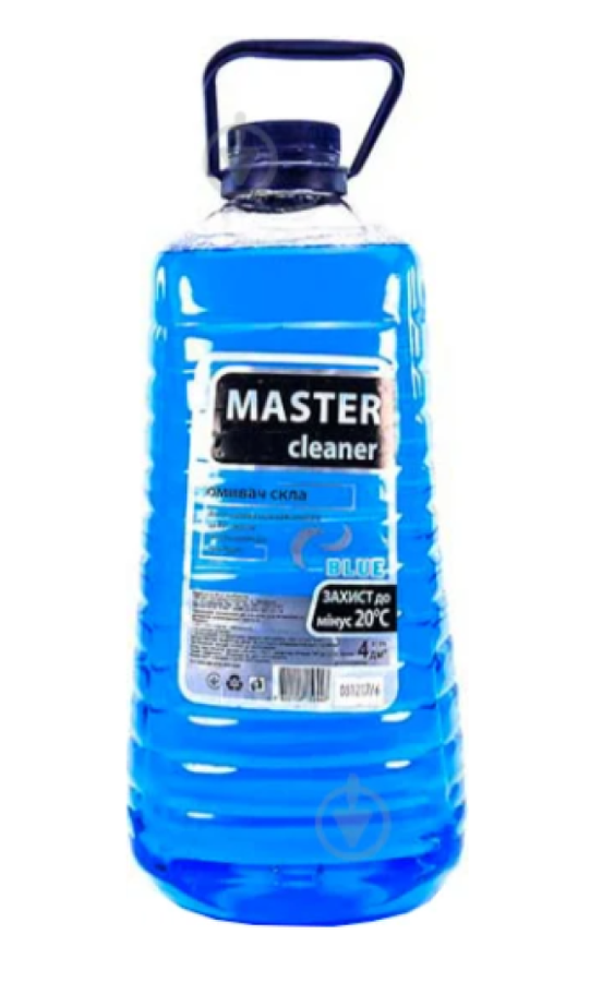 Омивач скла Мaster cleaner блакитний морська свіжість (-20) 4л (пленка)  NEW