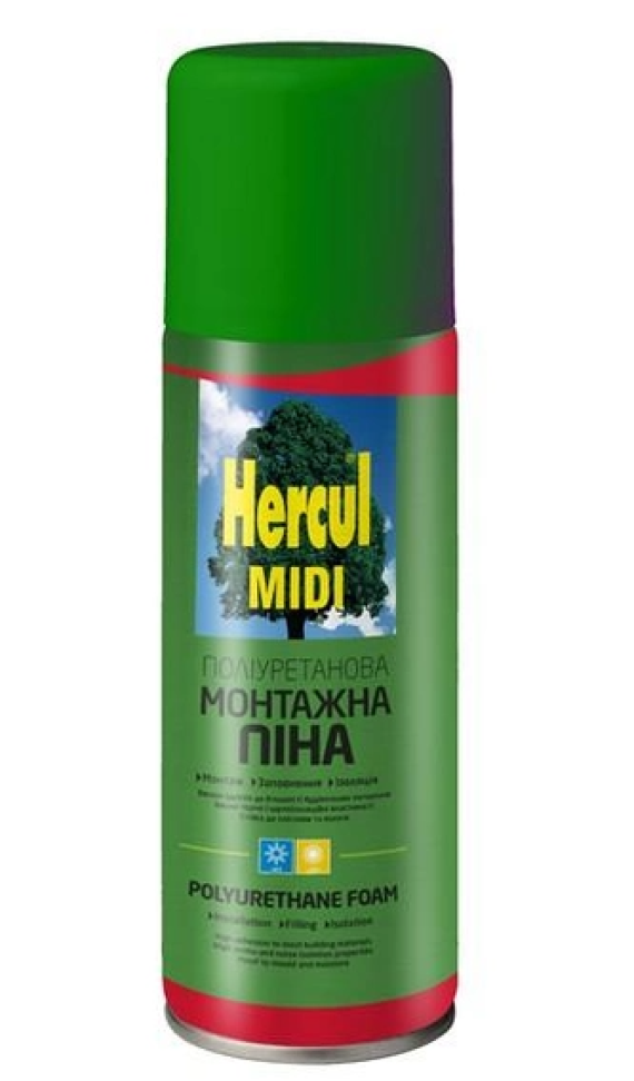 Піна монтажна Hercul MIDI 500мл