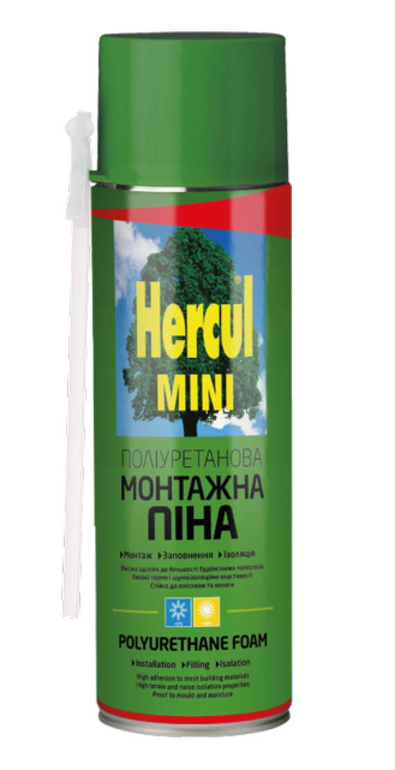 Піна монтажна  Hercul,MINI 300мл