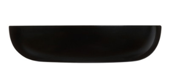 Склокераміка Блюдо 6375 FRIENDS TIME BLACK  25см