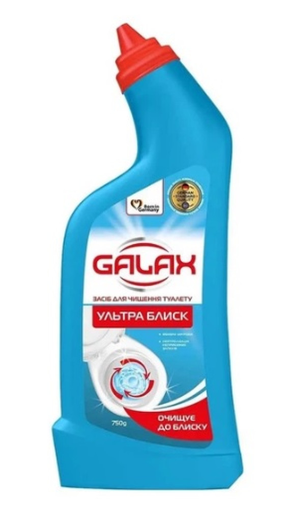 Засіб для чищення WC (376)  750мл GALAX Ультраблиск