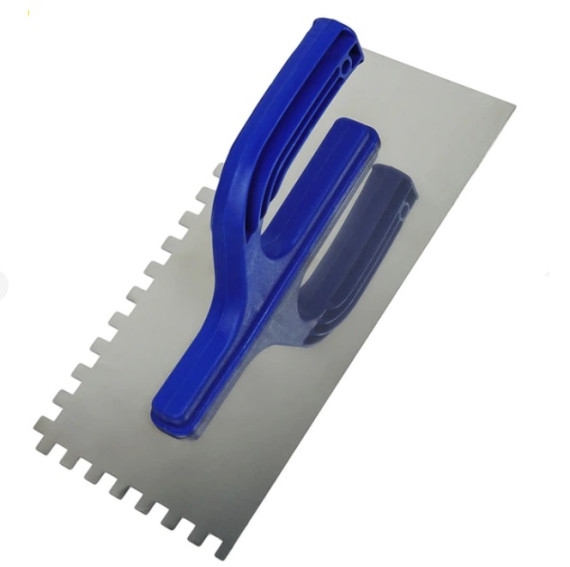 Терка нерж.пластик ручка 130*270мм (100-096-6) зуб 6х6мм LEV Tools