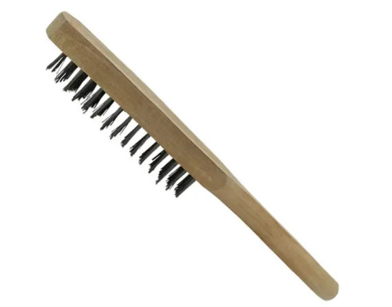 Щітка по металу 4-х ряд.(дер/руч) (3501-4W) LEV-Tools