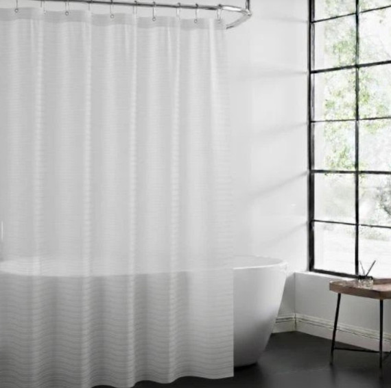 Шторка у Ванну  PEVA  WB95-white 180*180 см, 12 кілець