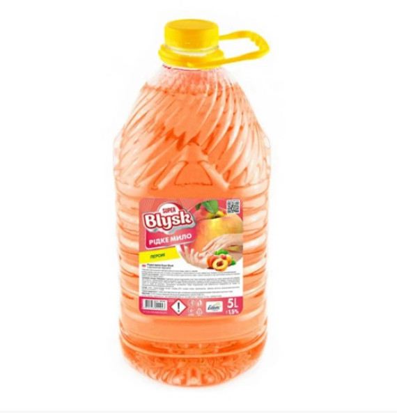 Рідке мило  SUPER BLYSK 5л (21509) ПЕРСИК