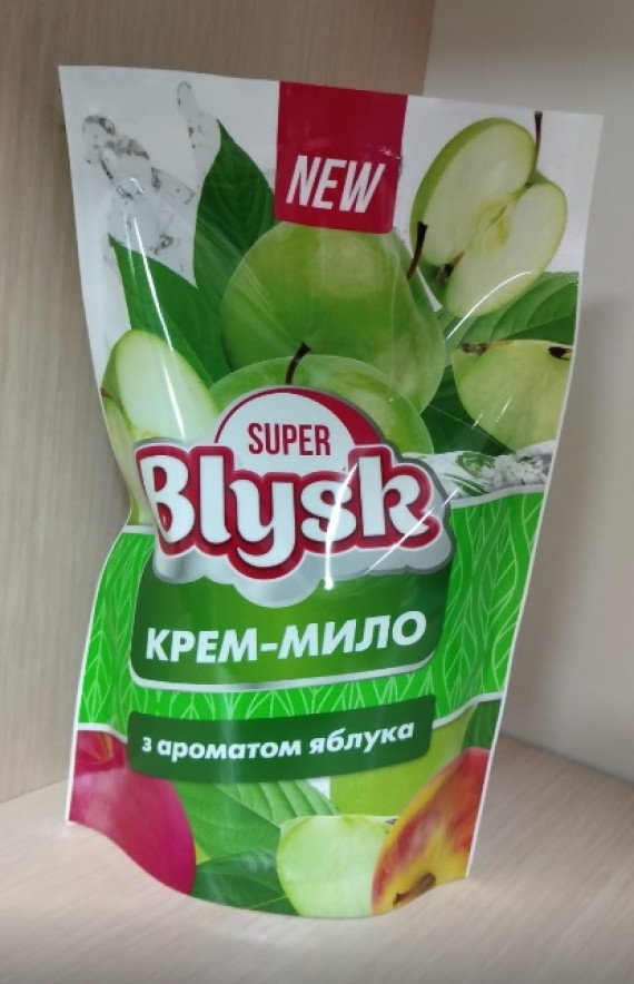 Мило рідке Super Blysk (52025) 460мл Яблуко ДОЙ-ПАК