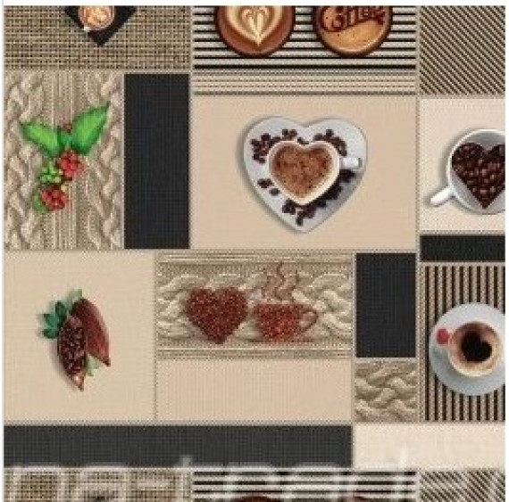 Клейонка в рулоні  TM Dariana 1,35*30м ES1422-3 СИЛІКОНОВА