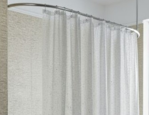 Шторка у Ванну  PEVA  WB57-white 180*180 см, 12 кілець