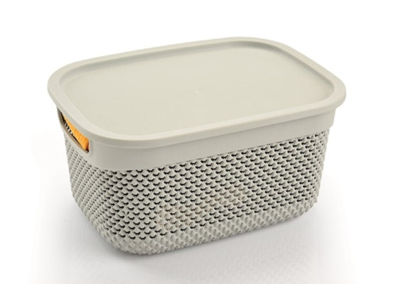 КОШИК DROP DESIGN M-1162 з КРИШКОЮ  3,3 л  (23,5х17,5х12см)