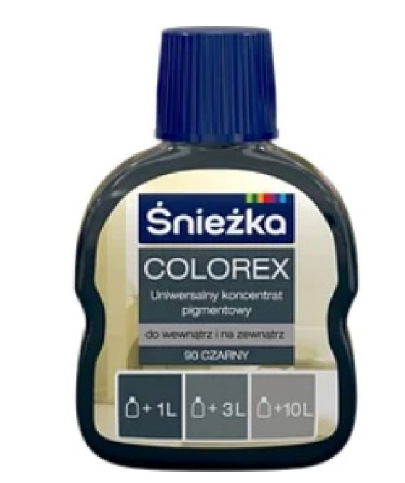 Барвник Sniezka Колорекс 90 чорний100мл