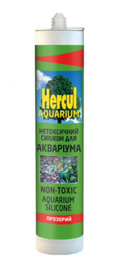 Силікон Аквариум HERCUL AQ Чорний, 280мл
