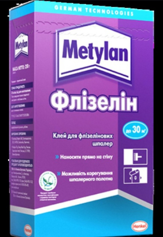 Клей Metylan Флізелін, для флізелінових шпалер 250гр