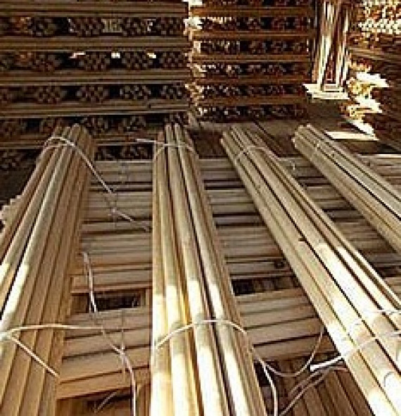Держак для граблів 1,5м Ю (БУК) 10шт/уп Шліфовані