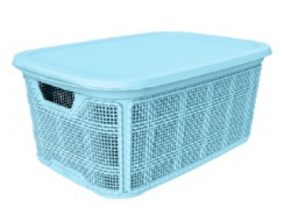 Корзина JUTE З КРИШКОЮ 26л АК603 (46,5*34,5*22,7см)
