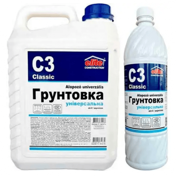 Грунтівка Класік-3 глибокопроникаюча 0,9л