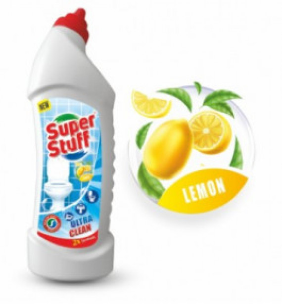 Засіб для чищення WC (50625) Super STUFF 1000мл Лимон