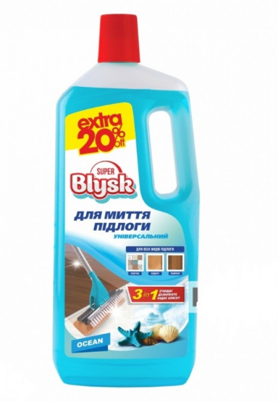 Засіб для підлоги (51530)  1л Super Blysk Океан