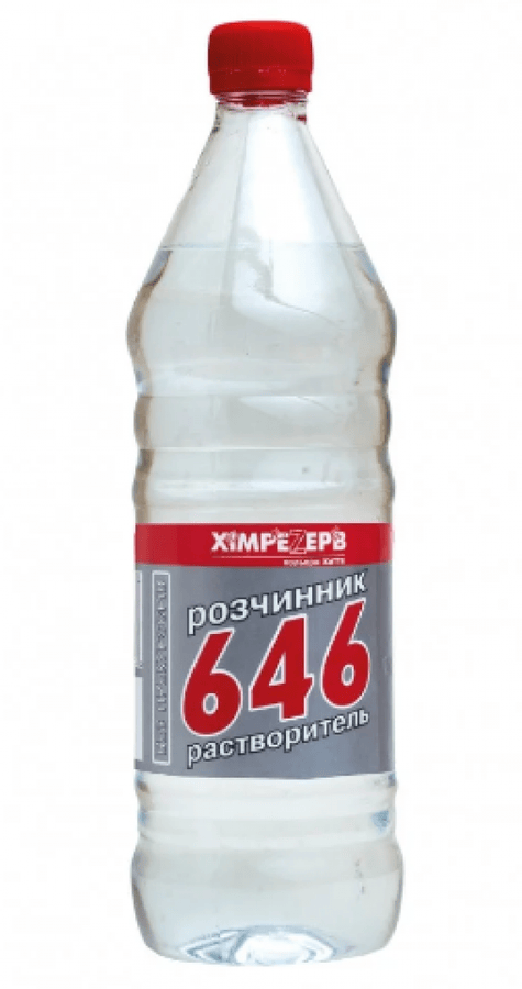 Розчинник 646 БП пет 0,5л/350г (25шт/ящ)