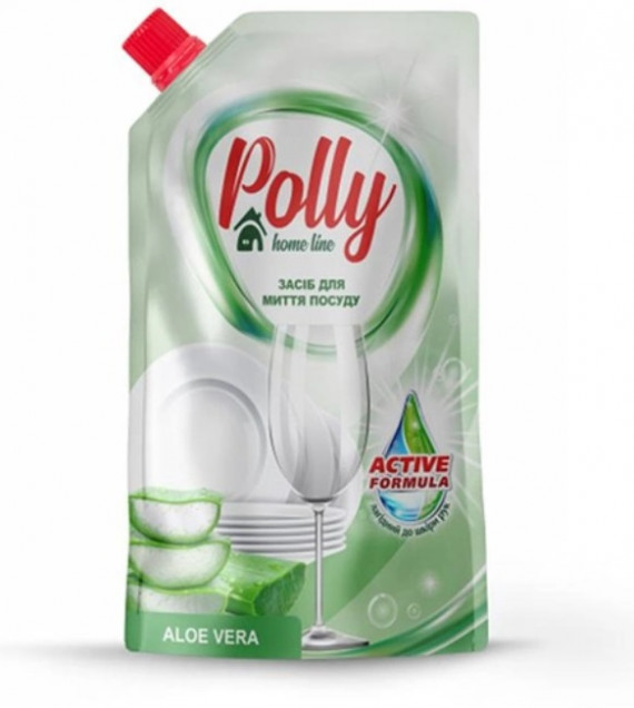 Засіб д/посуду POLLY (дой-пак) 500мл (51271) Алоє