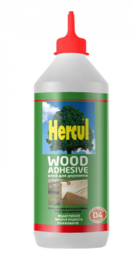 Поліуретановий клей для дерева Wood Adhesive D4, 500мл