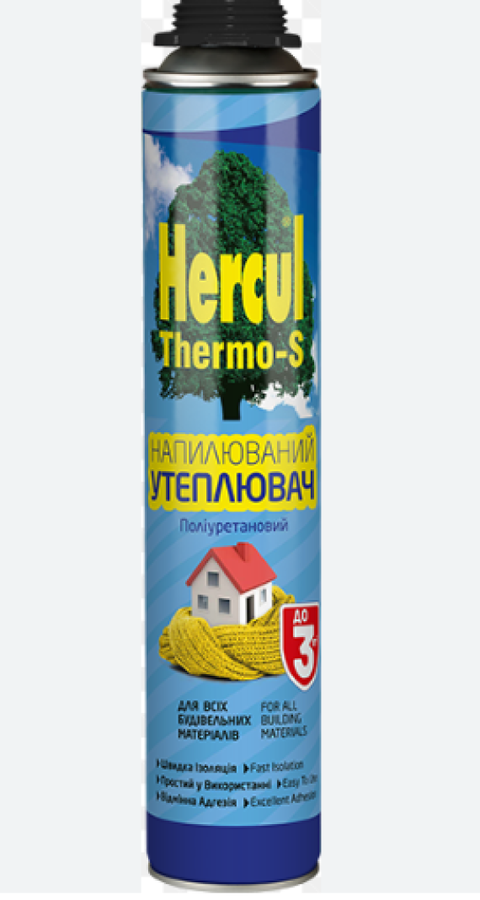 Напилюваний утеплювач Hercul Termo-S 850мл