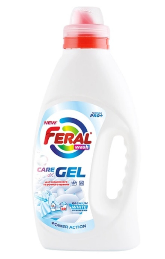Гель д/прання концентрований (51080) TM FERAL White 1.5л (8шт/ящ)
