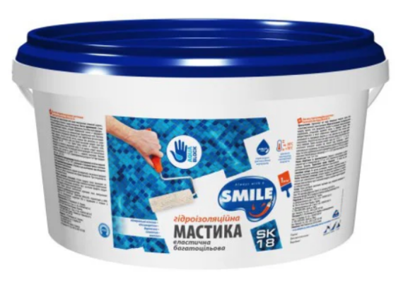 Мастика SK-18 гідроізоляційна 0,9кг