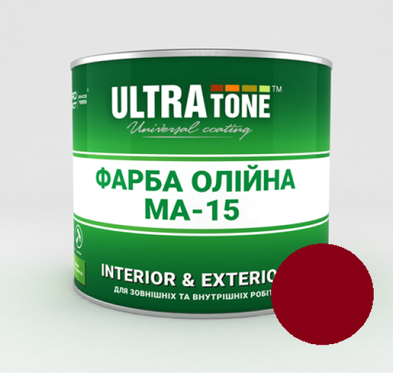 Фарба масляна МА-15 ULTRAtone вишнева 1 кг