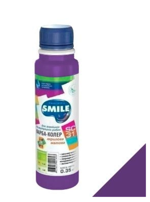 Фарба-Колер SMILE SC-31 бузковий 0.35 кг/12