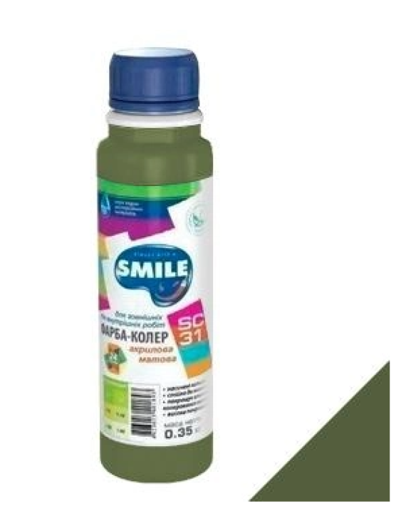 Фарба-Колер SMILE SC-31 оливковий 0.35 кг/12