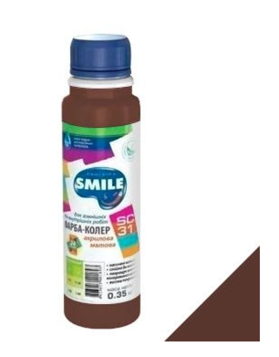 Фарба-Колер SMILE SC-31 темно-коричнев 0.35 кг/12