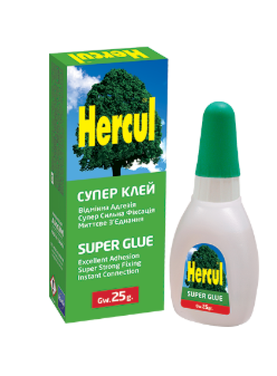 Супер КЛЕЙ-ГЕЛЬ HERCUL 25гр