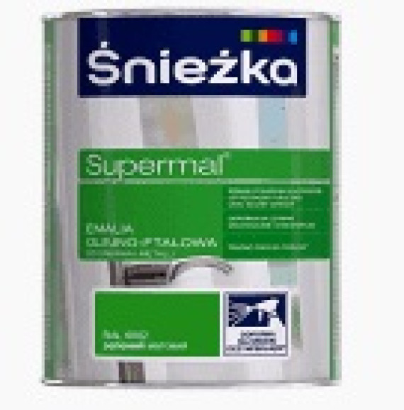 Емаль олійно-фталева Sniezka Supermal F510 зелена м'ята 0,8 л