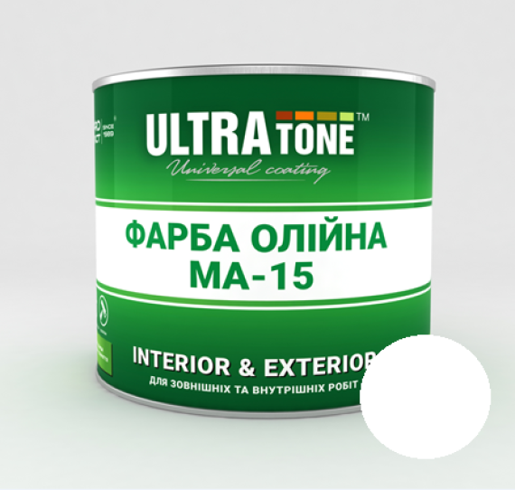 Фарба масляна МА-15 ULTRAtone біла 1 кг