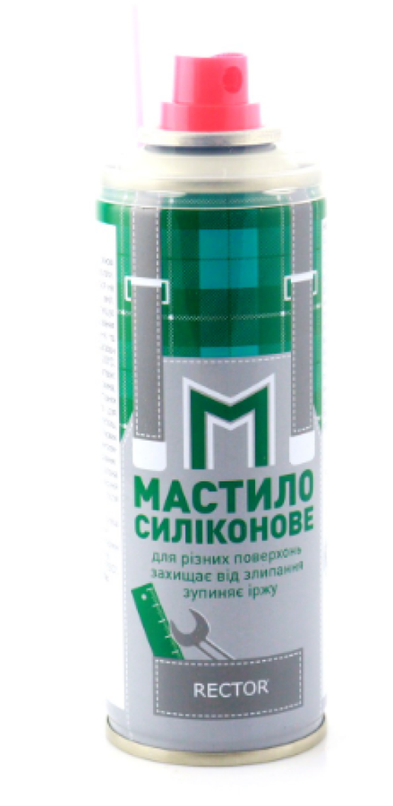 Мастило силіконове 200мл (аерозоль) RECTOR