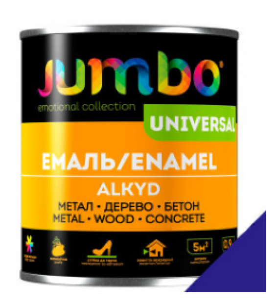 Емаль Алкідна ДЖАМБО Jumbo Universal 2,6кг для дерева і металу синя