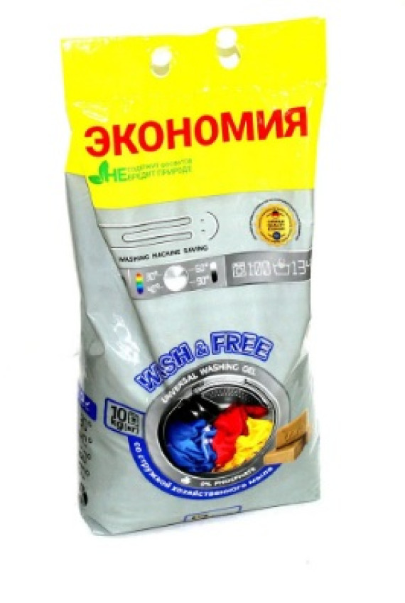 Порошок  д/прання WASH&FREE 2600г (680) Універсал