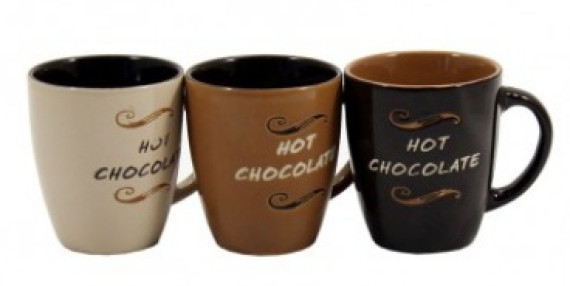 Чашка керамічна KW 133 кон.200мл CHOCLATE (INTEROS)