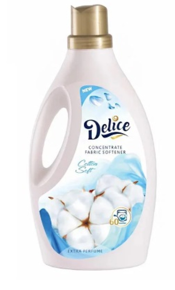 Кондиціонер для білизни (52117) Delice Cotton Soft, 2л (6 шт/ящ)