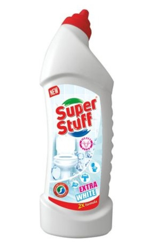 Засіб для чищення WC (50632) Super STUFF 1000мл extra white
