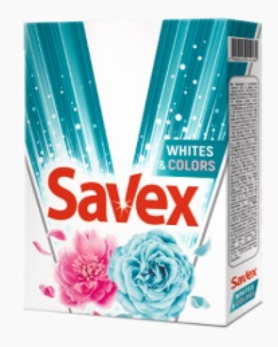 Пральний порошок SAVEX 224/133 WhitesColor авт 300г (22шт/ящ)