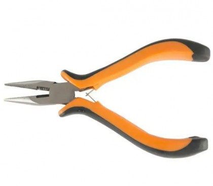 Плоскогубці подовжені(1104-115Р) зі зворотною пластиною, 115 мм  LEV TOOLS