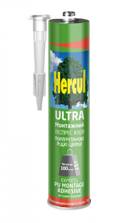 Рідкі цвяхи Hercul ULTRAполіуретанові, прозорі, 280мл