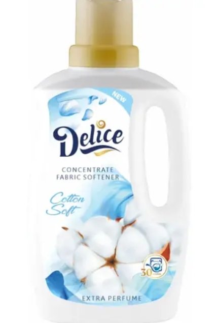 Кондиціонер для білизни (51868) Delice Cotton Soft, 1л (10 шт/ящ)