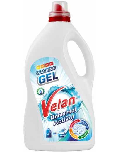 Гель д/прання TM VELAN Universal Aktiv 4L (20106) (4шт/ящ)